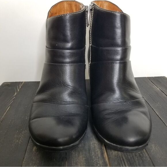 Pikolinos Black Leather Ankle Boots - Picture 2 of 15
